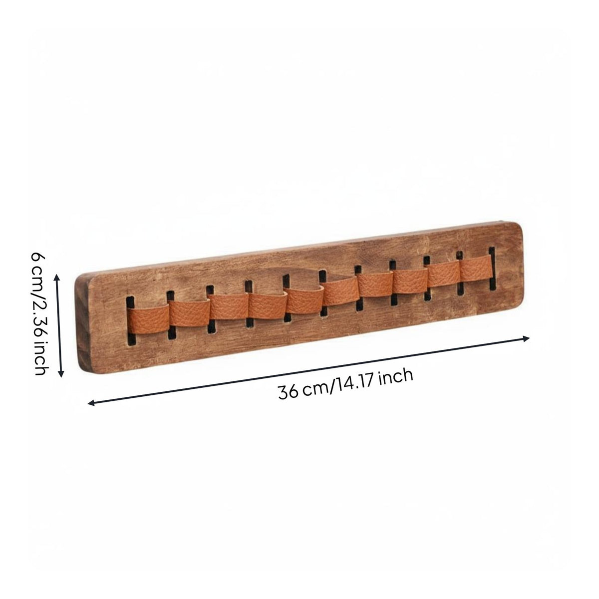 Wooden Glasses Rack Space Saving Wall Mounted Eyeglass Holder Decorative