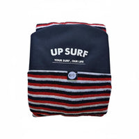 Surfboard Sock Prevents Surfing Sealant Mess Striped Surfboard Sleeve Internal Storage Pocket Stretch Board Sock for Travel