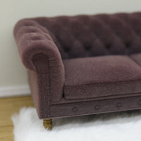 1:12 Dollhouse Miniature Living Room Scene Vintage Sofa Furniture Toy