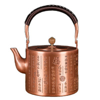 Wholesale Copper Kettle for Boiling Water, Home Large Capacity Handmade Pure Purple Copper Tea Pot