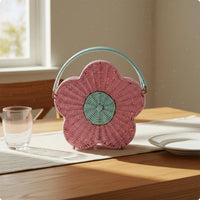 Woven Flower Basket Handmade Flower Basket Lightweight for Living Room