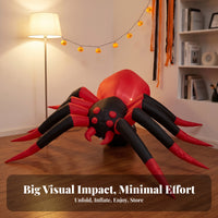 Easy to Inflate Inflatable Arachnid Spooky Halloween Inflatable Decoration Oversized Halloween Inflatable Decoration Outdoor for Party Hosts, Lawn