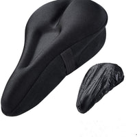 Thickened Silicone Bicycle Seat Cover with Straps