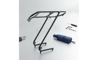 Stable Folding Bike Front Rack Bag-Compatible Front Rack with Support Arm Sturdy Solid for City Riders