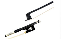 Changxiang Professional 4/4 Violin Bow, Carbon Fiber, Round Stick, Black Grid Pattern