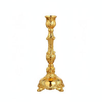 European Style Metal Candlestick Romantic Retro Candle Stand Sturdy Alloy Construction House Decoration for Mantelpiece