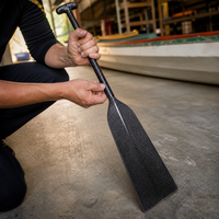 Full Carbon Fiber Dragon Boat Paddle Adjustable Fixed Split Paddle