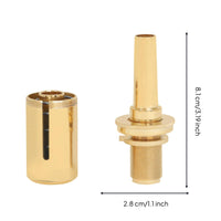 Embouchure Piece Pressure Reducer Wear-Resistant Trumpet Pressure Reducing Control Mechanism Tone Improvement Trumpet Embouchure Piece for Beginners