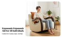 Upholstered Rocking Chair Comfortable Upholstered Highspine reclining chair Reclining Function Indoor Furniture for Parents, Living Room, Bedroom, study corner