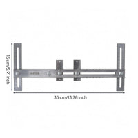 Wardrobe Rod Base Jig Slotted Adjustment Drilling Metal