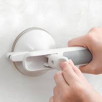Suction Grab Bar Elderly Friendly Bath Wall Support Handle Removable