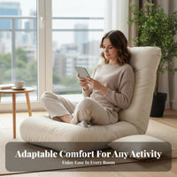 Adjustable Backrest Lounger Removable and Washable Cover for Living Room, Adults