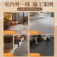 免洗树脂水洗石内外墙面地面批刮涂料庭院景观微岩石地坪漆艺术漆