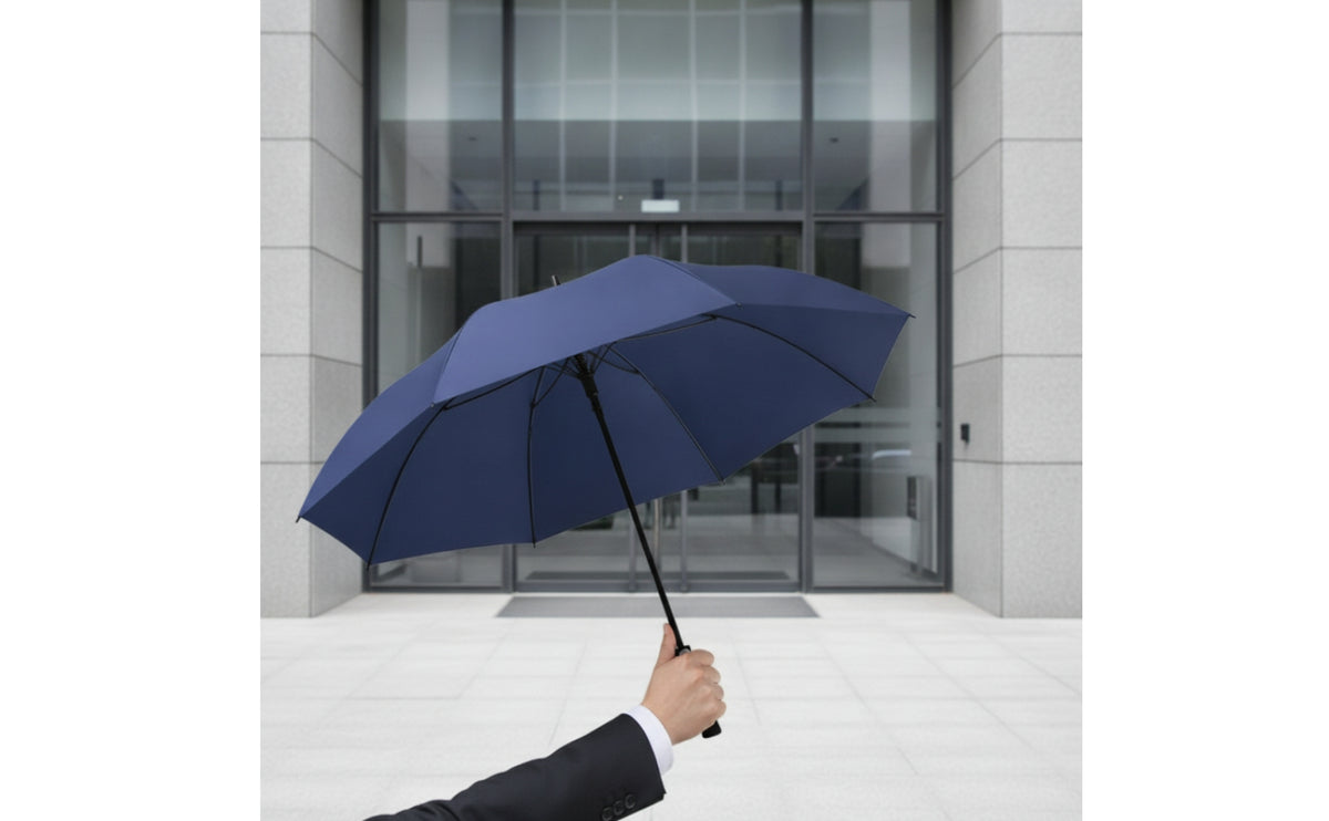 Large Canopy Straight Handle Umbrella Auto Open Automatic Umbrella Reinforced Heavy Duty for Commuters, Travel