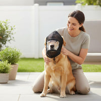 Dog Guard Head Cover Protection Mesh Canine Head Cover Breathable Pet Supplies for Outdoor