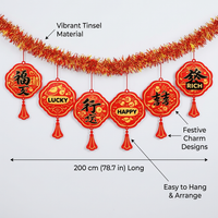 Fuzzy Chenille Party Streamers Decoration Set with Installation Accessories, Hanging Garland for Birthday Wedding, Ceiling