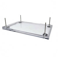 Acrylic Paper Press Rectangular Office Supply Large Size