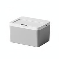 Infrared Trash Receptacle Tabletop Desktop Trash Receptacle Compact