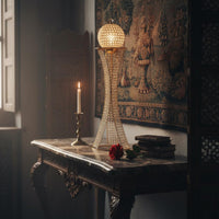 European Design Censer Freestanding Gold Scent Stand Vintage Design Ornate Metal Censer for Hotel Lobby