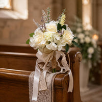 Artificial Blossom Floral Arrangement Easy to Keep Silk Flower Floral