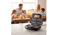 Double-Sided Heating Electric Hot Dog Cooker Easy to Clean Sausage Roll Creator Even Heat Non-Stick Sausage Baker 800W High-Power for Home
