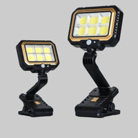 Solar Motion Sensor Light Energy Saving Waterproof Solar Clip Light for Patio