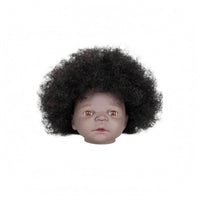 Afro Texture Mannequin Head Dense Ringlets Afro Mannequin Head Cutting