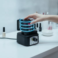 Electric Nail Polish Shaker Hands-No-Cost Shaker with Clamp Automatic Stop Paint Mixer Stable for Artists, Studios