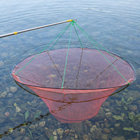 Foldable Double-Layer Fishing Net for Shrimp and Fish Trapping