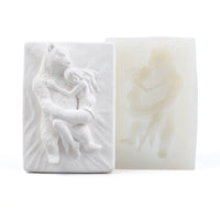 European Portrait Silicone Mold for Wax Candle Making