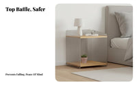 C-Shaped Side Table Space-Saving Design Nightstand Minimalist design for Students