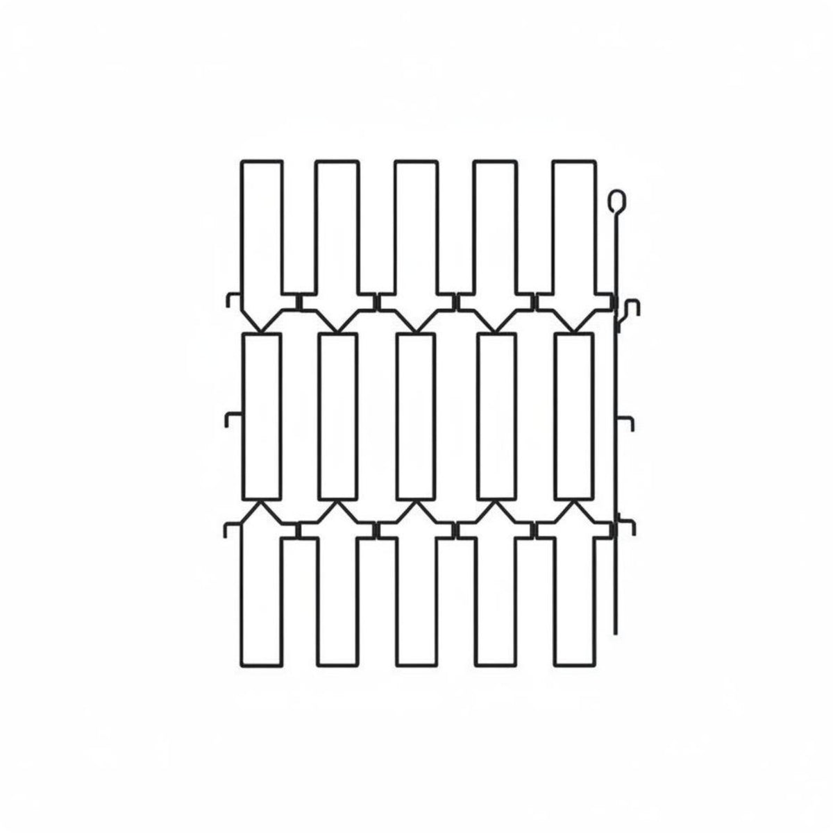 Metal Retractable Pet Gate Foldable Retractable Pet Gate Adjustable Width