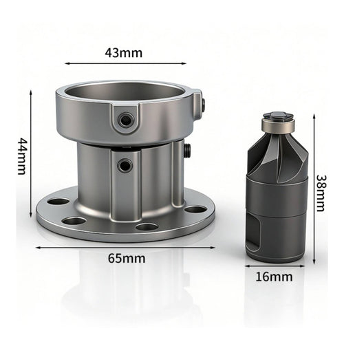 Angle Grinder Chamfering Head Adjustable Guide Plate for Workshop, Metalworkers