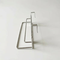 Wall-Mounted Towel Rack for Pantry and Bathroom, 201 Stainless Steel Door Organizer and Hanging Versatile Storage