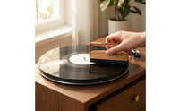 Vinyl Cleaning Brush Retro-Style Vinyl Brush Soft for DJs