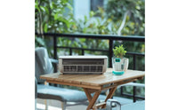 Portable Cordless Fan with Adhesive Hooks Compact Rechargeable Fan with Distant Control Adjustable Quiet for Students, Kitchen