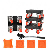 Swivel Caster Dolly 360-Degree Rotating Furniture Mover Cart ABS