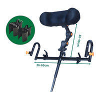 Universal Fit Aluminum Wheelchair Headrest Ergonomic Adjustable Wheelchair Head Support