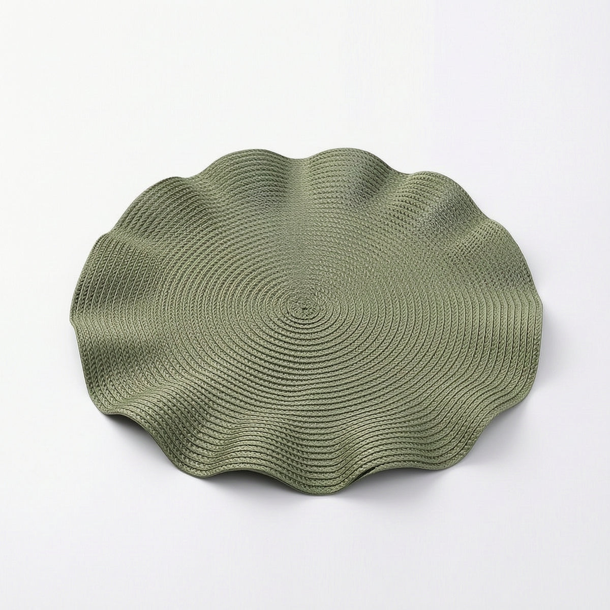 Round Placemat with Edge Sturdy Placemats Safeguarding for Restaurant