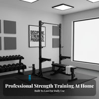 Multifunction Strength Rack Multi-Functional Adjustable Squat Rack Multifunctional Barbell Squat Stand for Weightlifters, Powerlifters