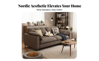 Space-Saving Convertible Sofa Bed Easy to Clean Living Room Furniture Scratch Resistant Home Furnishing Multi-Functional for Apartment Dwellers, Pet Owners, Homeowners, Small Areas, Guest Hosting, Movie Nights