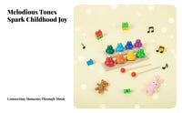 Early Learning 8 Tone Bell Set Educational 8 Note Handbell Set Color-Coded Notes Rainbow Percussion Bells Develops Movement Skills for Preschoolers, Toddlers, Beginners, Preschool, Music Class, Classroom, Playroom