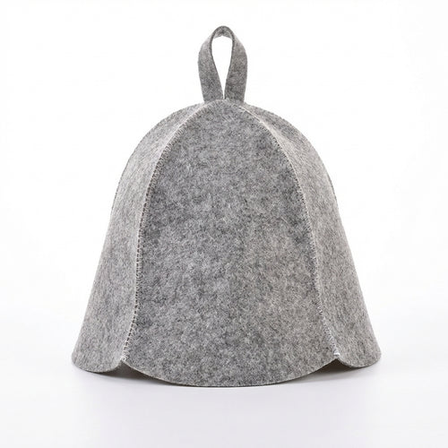 Steam Bath Hat Room Accessories, Steam Room Hat for Relaxation, Bucket Cap Sauna #variant:['Grey']