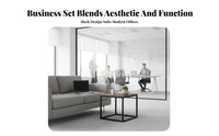 3 Piece Lounge Suite Minimalist Design 3-Piece Couch and Chair Set Business design Flexible Combination for Corporate Buyers