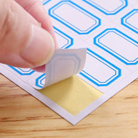 50 Sheets Tag Sticker Adhesion Classification Label Sticker Matte Surface Name Label for Retail, Storage