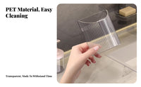 Adhesive Toothbrush Holder Drainage Design Adhesive Shower Caddy Set for Renters