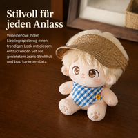 Capybara Stuffed Animal with Clothing, Soft Plush Cuddle Toy for Cuddling & Playing, for Birthday & Children's Room