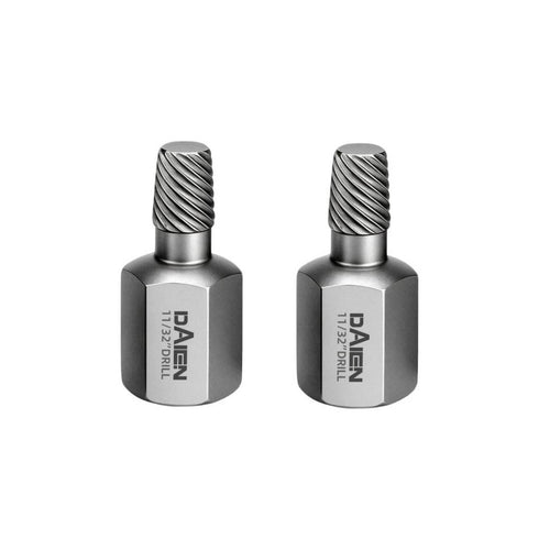 2 Pieces Extractor with Spiral Tip Long-Lasting Spiral Screw Extractor