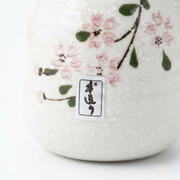 Japanese Sake Set: Ceramic Pot & Cups - Cherry Blossom