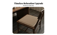 Extra Thick Thickened Sponge Chair Cushion High-Density Foam Filling Solid Wood Chair Cushion Piped Edging for Bay Window, Tea Room, Patio
